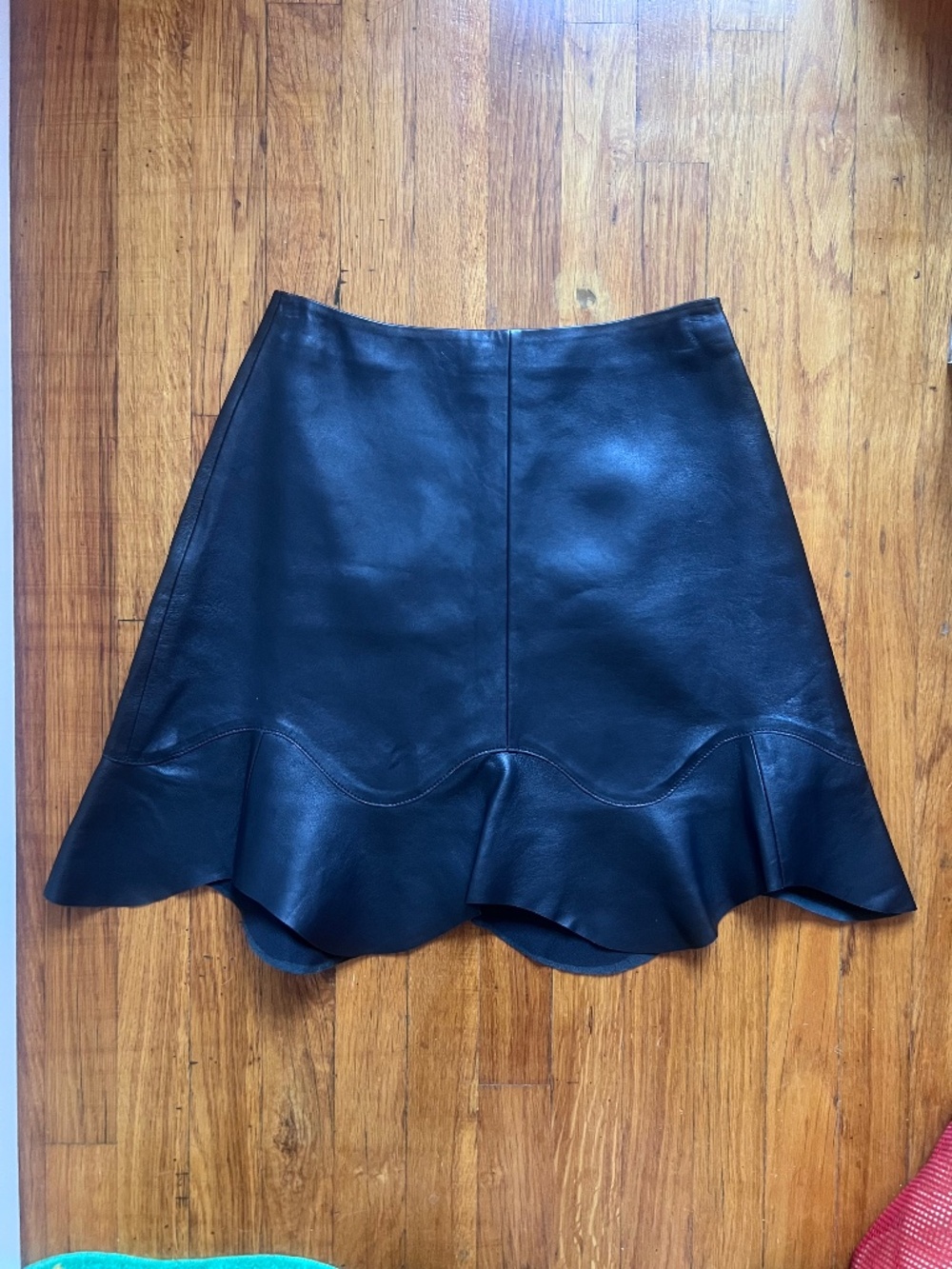 & Other Stories Leather Skirt